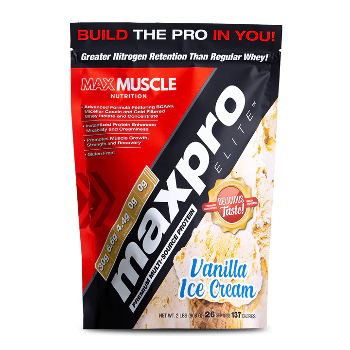 MAXPRO ELITE VANILLA ICE CREAM 2LBS