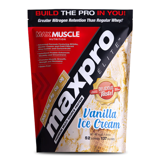 MAXPRO ELITE VANILLA ICE CREAM 4LBS